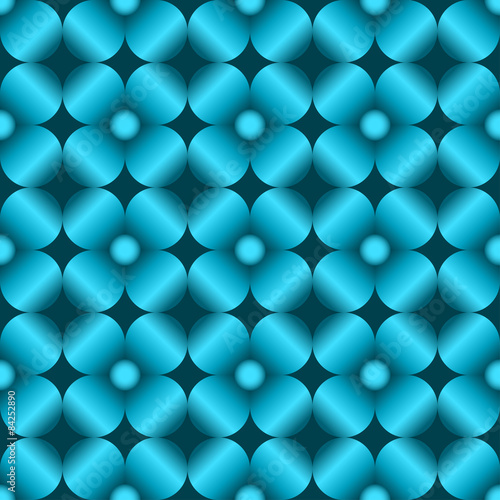 Abstract flowers seamless pattern. Editable vector. Eps 10