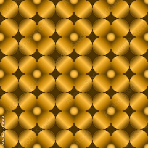 Abstract flowers seamless pattern. Editable vector. Eps 10