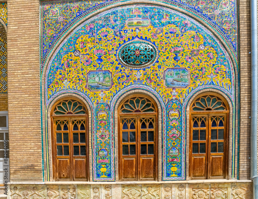 Obraz premium Golestan Palace windows