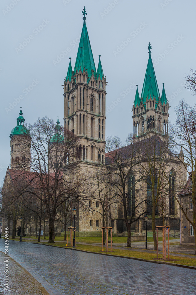 Naumburger Dom in der StockFoto Adobe Stock