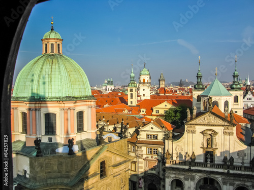 View on roofs in Prague