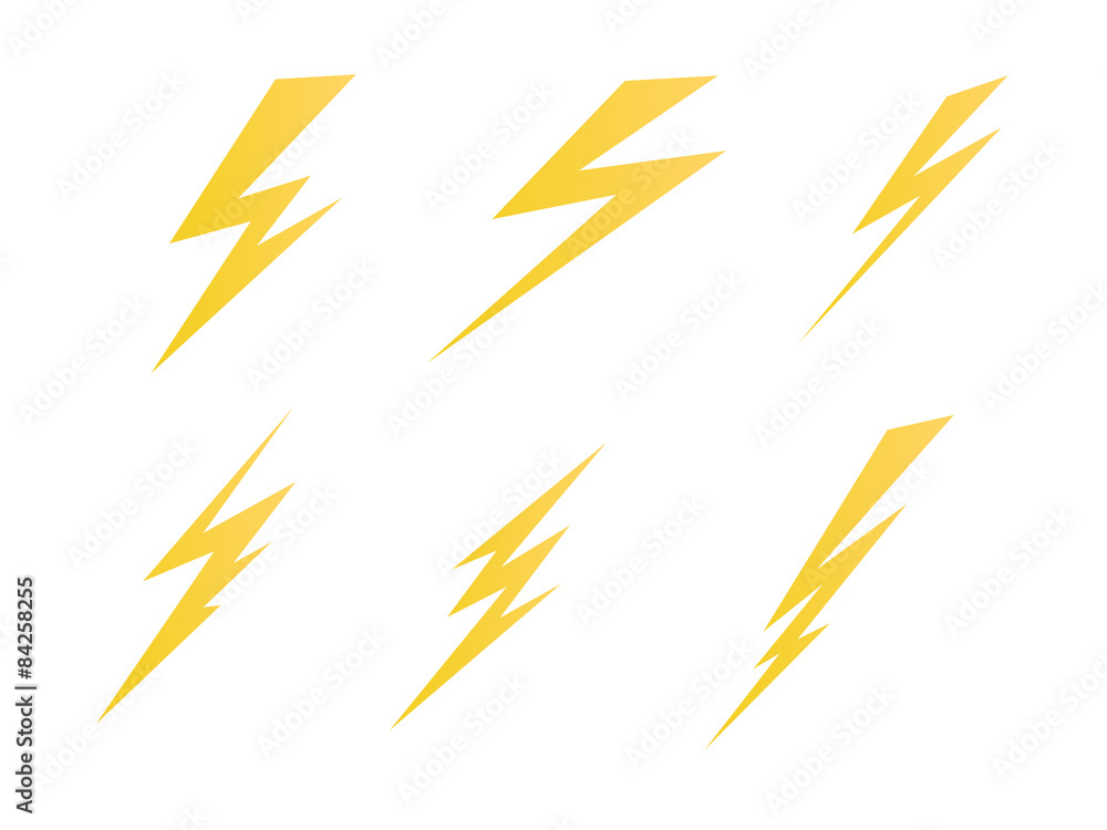 lighting, electric charge icon vector symbol illustration lighting, electric charge icon vector symbol illustration