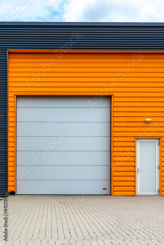 modern warehouse entrance
