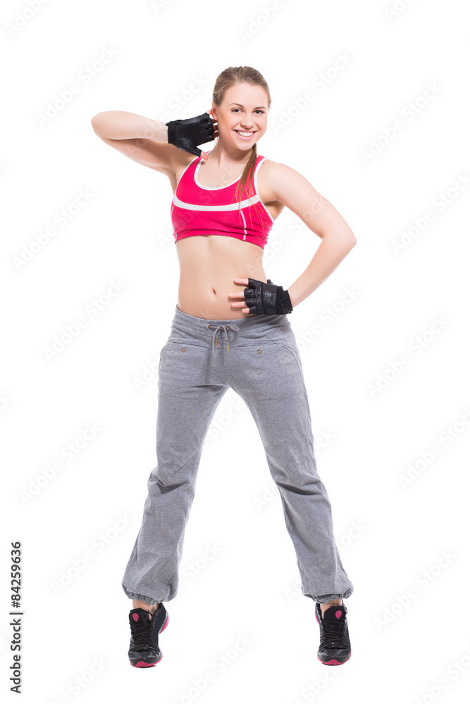 Cheerful young woman Cheerful young woman