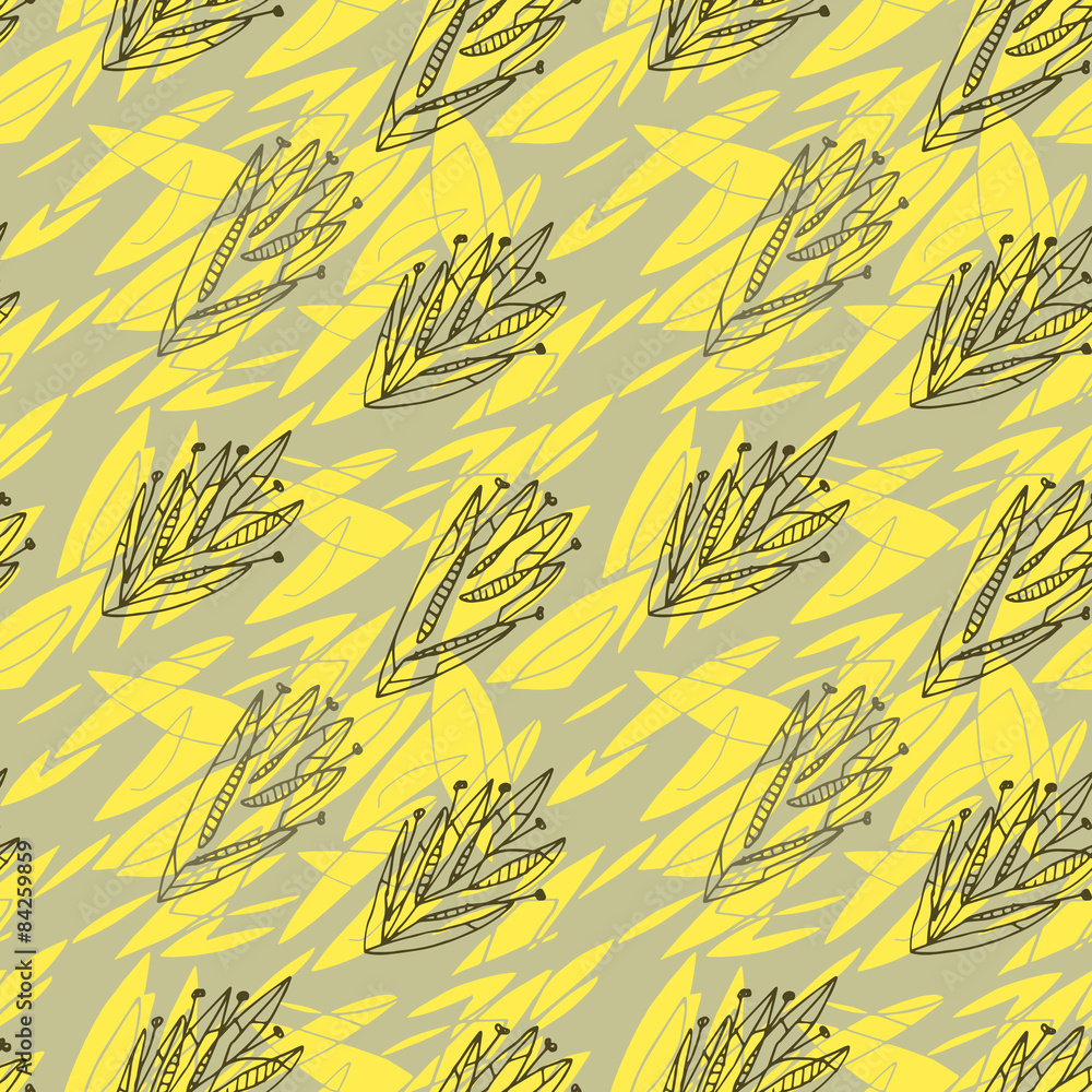 Geometric seamless pattern background