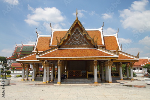 Bangkok, Thailand, 30 May 2015. On 30 May 2015 , King Rama III Memorial Park, to build for tribute for King Rama III of Siam , place on Rajadamnern Road near Phan Fah Bridge. 
