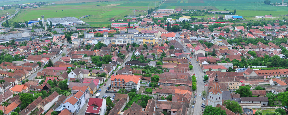 rasnov city panorama