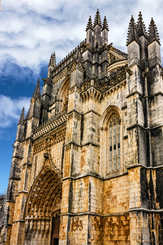 Batalha Dominican medieval monastery, Portugal - great masterpie