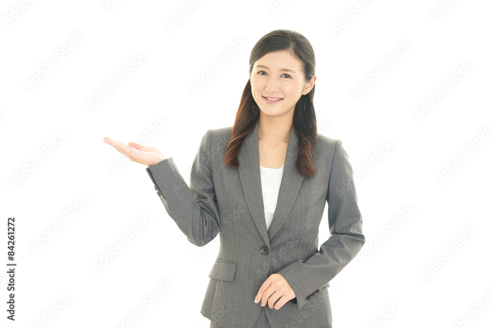 笑顔の女性 笑顔の女性
