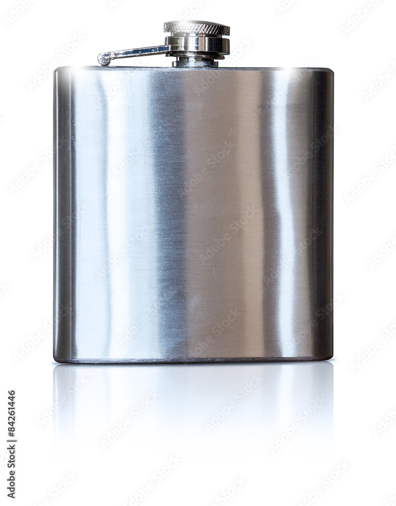 Metallic flask for alcohol Metallic flask for alcohol
