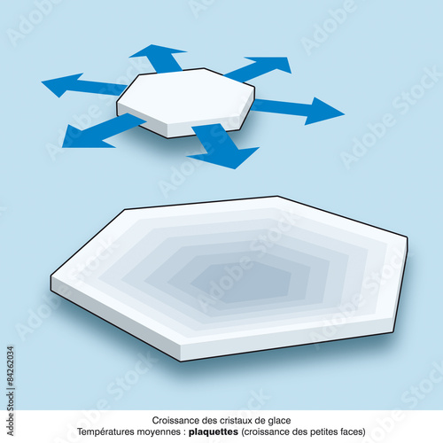 La formation des cristaux de neige
