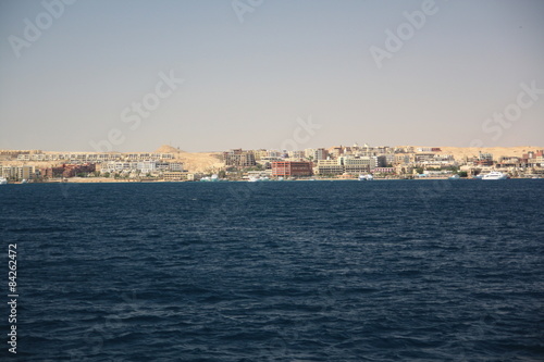 Wybrzeże, Morze Czerwone, Egipt © agatop