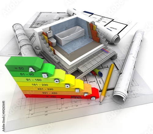 Construction, plumbing energy efficiency photo