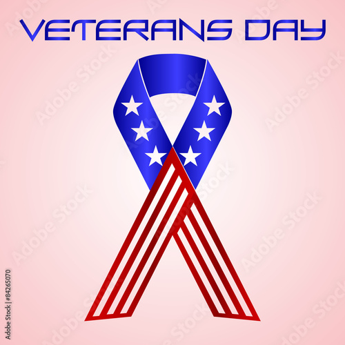 american veterans day celebration in americal colors eps10