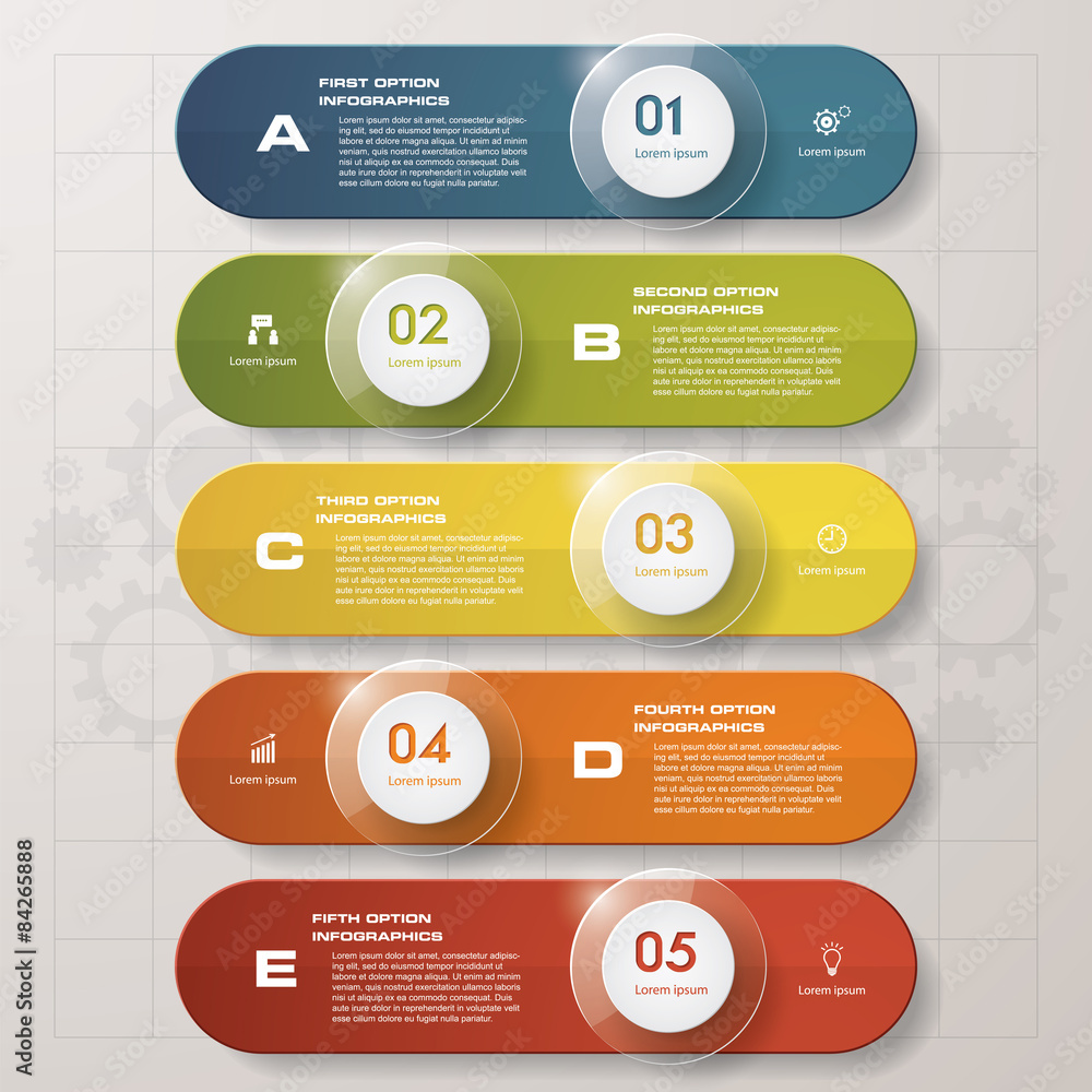 Design clean number banners template. Vector. Design clean number banners template. Vector.