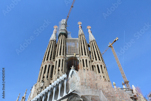 Sagrada Familia Basilica  Church of Barcelona  Spain