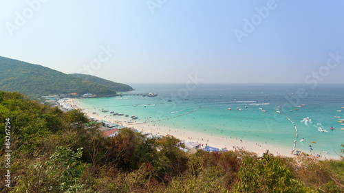 seascape from koh larn island, tropical beach in pattaya city Th © nuinuii