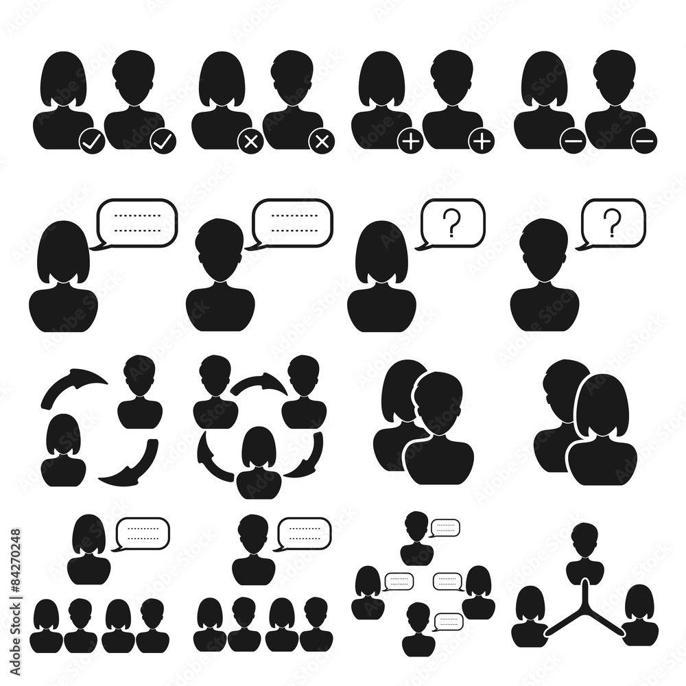 people icons people icons