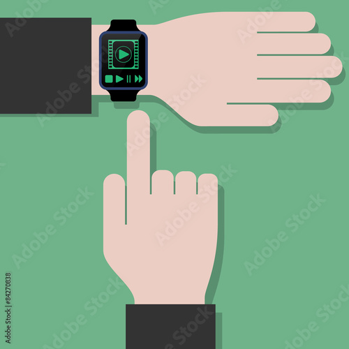 smart watch playing videos