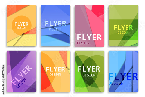 Vector Illustration of Brochure Design Templates