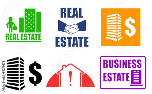 set business estate icons
