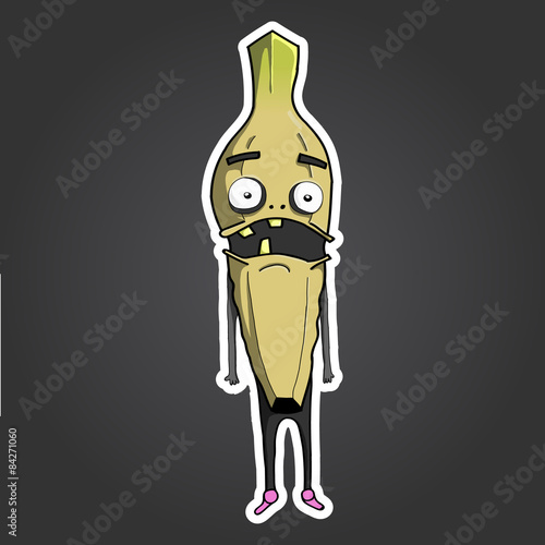 Zombie fruit. Banana