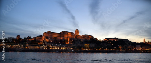 Canvas Print ATARDECER EN BUDAPEST