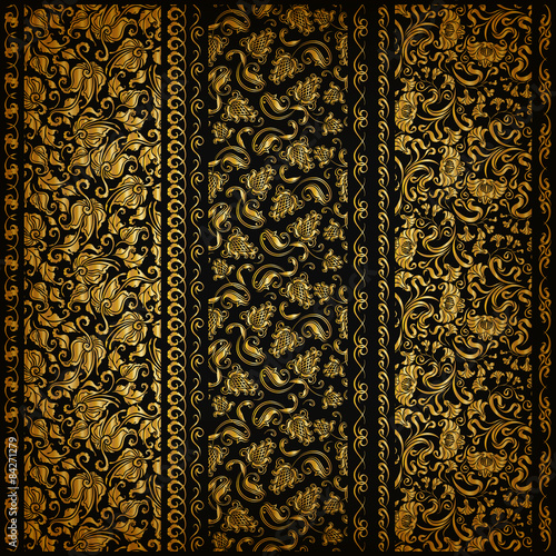 Horizontal elements decoration vector