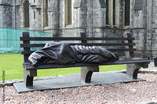Photography Statue on Bench, Dublin