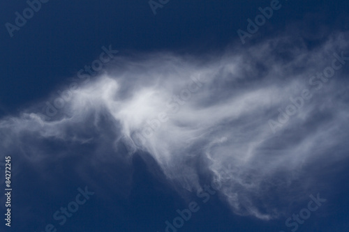 clouds in the blue sky