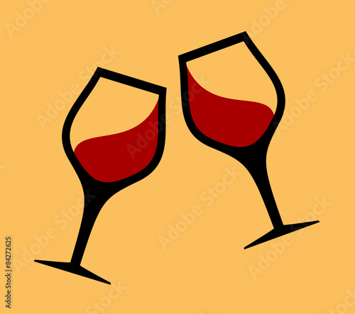 wine glasses icon