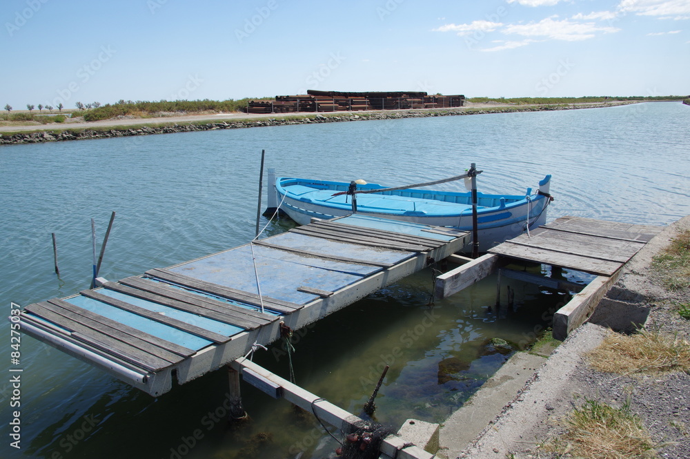 Fototapeta premium canal du rhône -frontignan