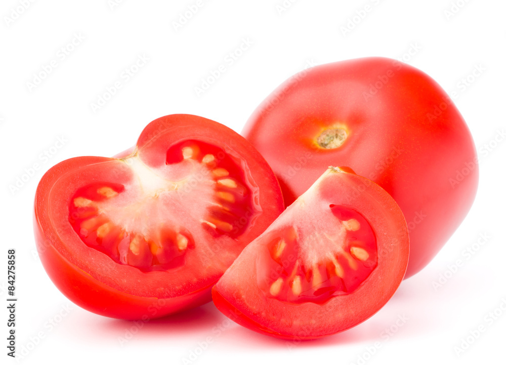 Tomato vegetable isolated on white background cutout Tomato vegetable isolated on white background cutout