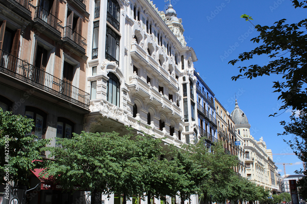 Fototapeta premium Madrid Typical Palace, Spain