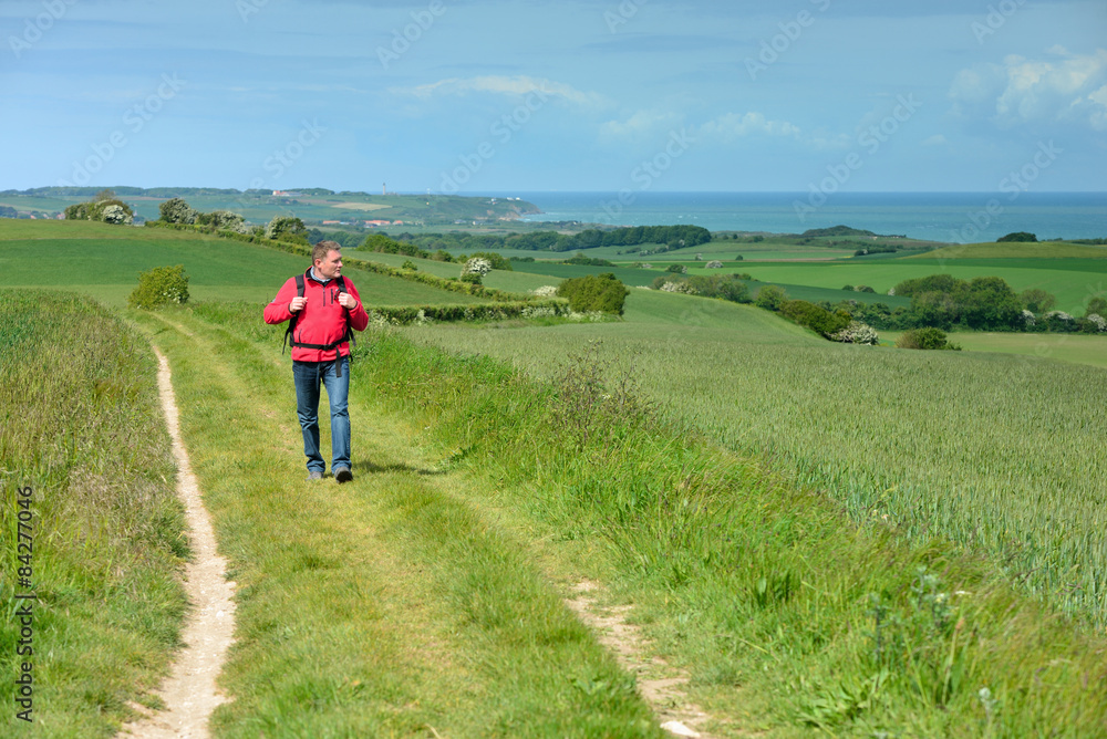 promenade sur la côte d'opale