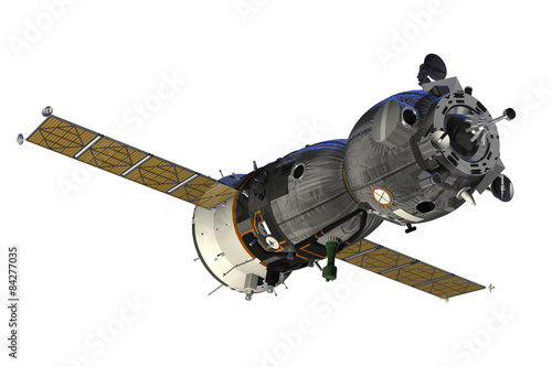 Spacecraft "Soyuz". 3D Model.
