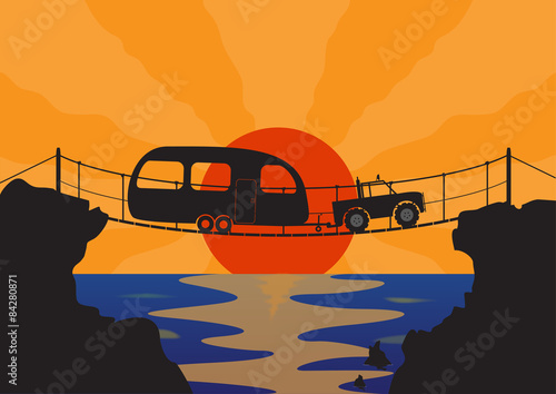 Dangerous Bridge Crossing