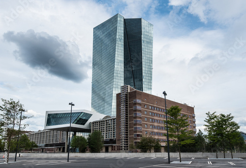 New European Central Bank ECB in Frankfurt, Germany