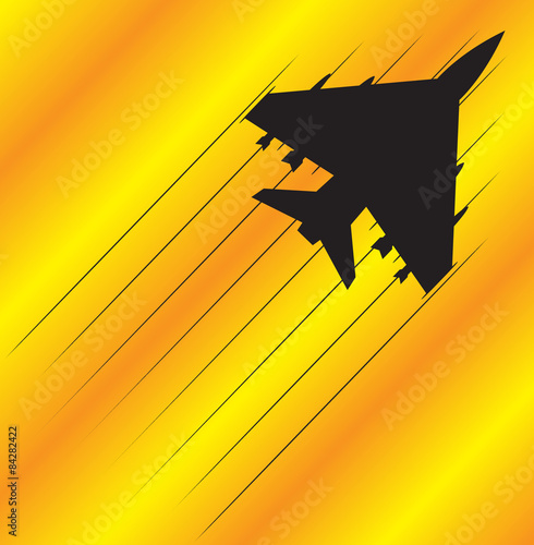 Fighter Jet Flying