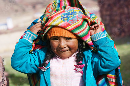 aymara girl photo