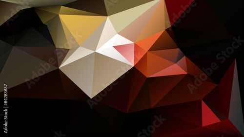  Abstract geometric polygon pattern with triangle parametric shape 