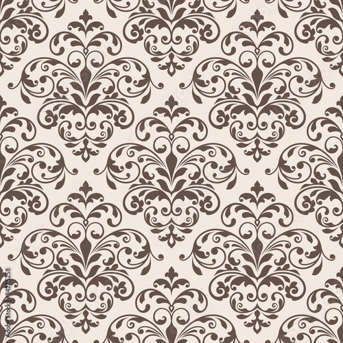 Seamless damask pattern.