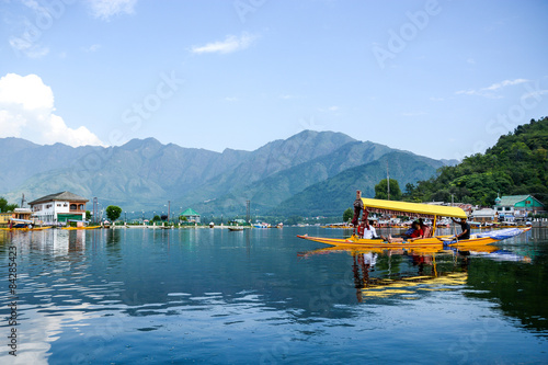 Dal lake at Srinagar, Kashmir, India photo