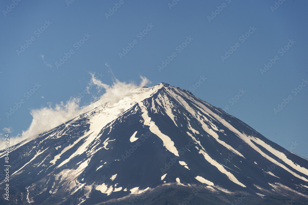 Mt.Fuji and clear blue sky
