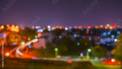 blur image of street