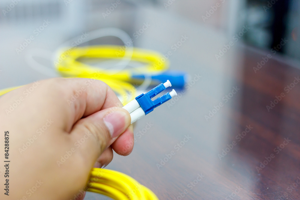 fiber optic cable for network system