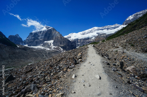 Plain of Six Glaciers Trail at Lake Louise in Banff National Par