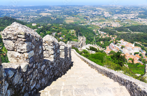 The Castle of the Moors in Sintra, Portugal