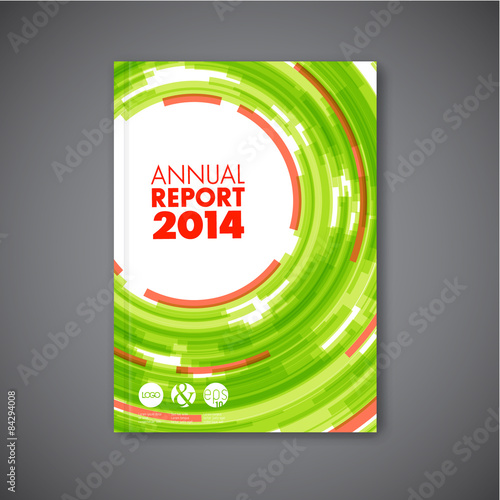 Modern Vector abstract brochure design template