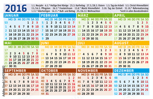Taschenkalender 2016
